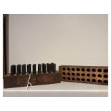 Vintage steel letter stamps