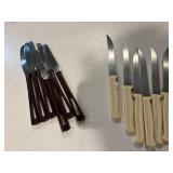 Vtg Quikut Knives & Stanley bakelite handle knives