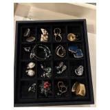 Costume jewelry earrings