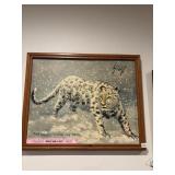 "Panther of Tibet" orignal sign oil painting