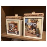 MJ Hummel canisters one has small chips