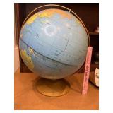 Large metal globe