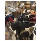 Cobra golf cart bag W/big bertha clubs