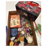 Earnhardt lunchbox, Power Ranger, etc.