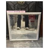 White decorative mirror