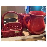 Assrt red pottery/dishes