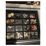 16 pair costume, jewelry earrings