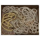 Costume jewelry, lots of pearls