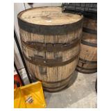 53 gallon white oak bourbon barrel once used