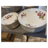 Moss Rose Japan Bowls and saucers