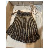 Beaded purse draw string