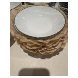 Noritake Reina saucers Set of 10- saucers