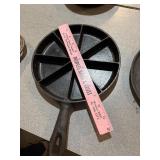 Cast iron cornbread skillet, USA