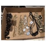 Costume jewelry six necklaces