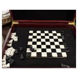 Marble chess set w/box