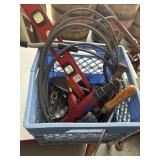 Great with plumbers, snake, level, etc.