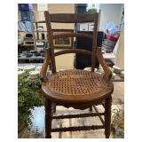Small cane bottom chair