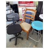 Office chair, stool, maple chair