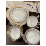 Nortake china 6933 Sharlene 10-cups/saucers