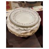 Nortake china 6933 Sharlene -12 saucers