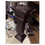 37' wooden pedestal