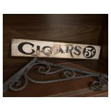 Cigar sign, etc