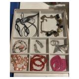 Costume, jewelry, earrings, and necklaces