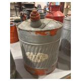 5 gallon galvanized gas can
