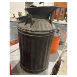 5 gal galvanized cream can