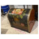 Large hand-painted storage trunk