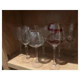 Assorted wine glasses
