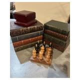 Woodeb boxes, tic-tac-toe game, etc.