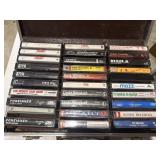 Cassette tapes-heart, Tina Turner, the cars, etc