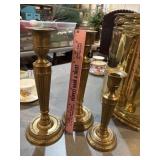 Bombay brass candlestick holders