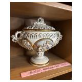 Vtg Capodimonte urn