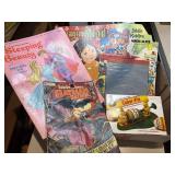 Vtg paper doll books, Batman comic,etc