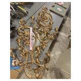 Lg Syroco 5 candle sconces