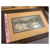 Framed original painting