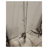 2 nice spin cast rod and reels