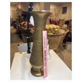 Large brass vase