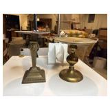 Brass candle holders