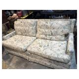 Vtg down filled couch. 2 cushions