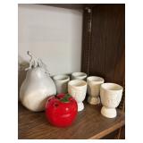 Egg cups, etc