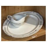 Empress China creamer and platter