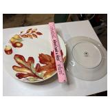8 Royal Norfolk fall leaf plates