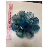 Vtg art glass ashtray