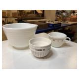Pyrex and Mud Pie dishes