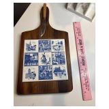 Delft Blue cutting board