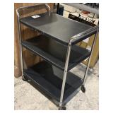 Metal bar cart
