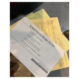 Latge stack armed forces recipe cards